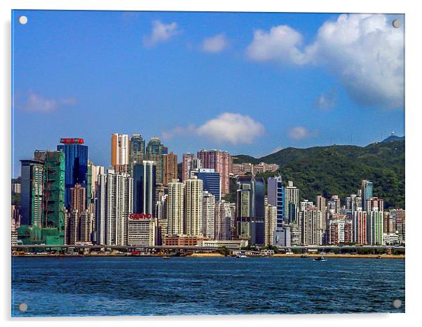 Hong Kong Acrylic by colin chalkley