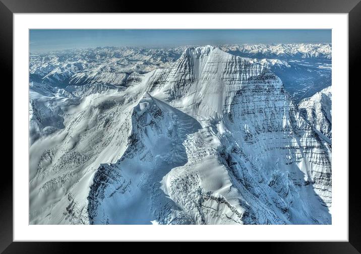 Mount Robson Framed Mounted Print by Gurinder Punn