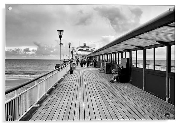 Bournemouth Pier Acrylic by Dan Ward
