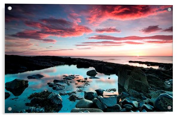 Newton Point sunrise Acrylic by James Marsden