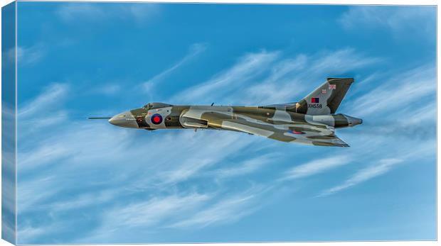 Vulcan Bomber Canvas Print by Adrian Evans