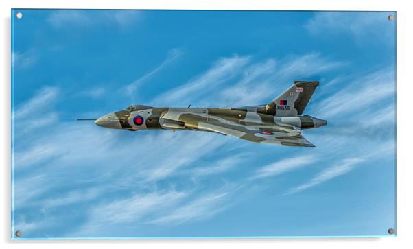 Vulcan Bomber Acrylic by Adrian Evans