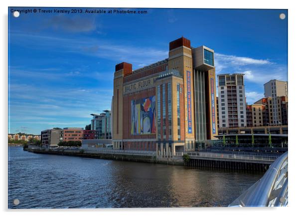 The Baltic Centre Acrylic by Trevor Kersley RIP
