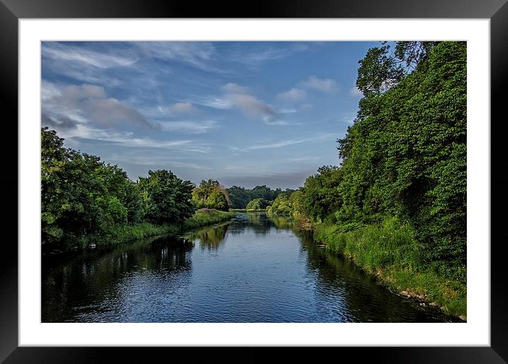 The River Don Framed Mounted Print by Vicky Mitchell