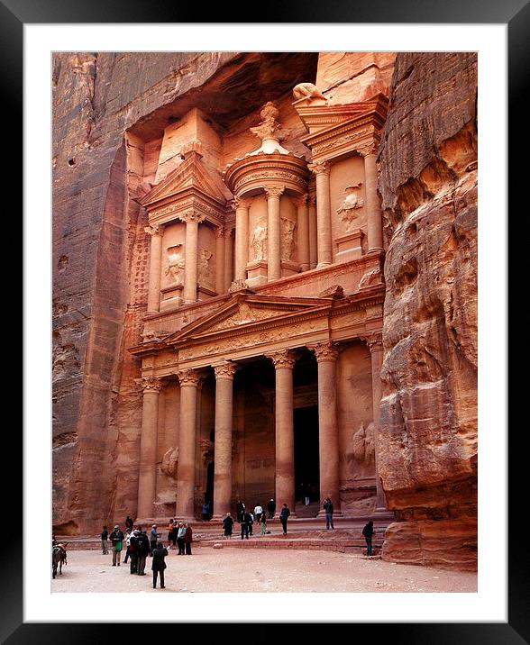 JST2026 The Treasury, Petra Framed Mounted Print by Jim Tampin