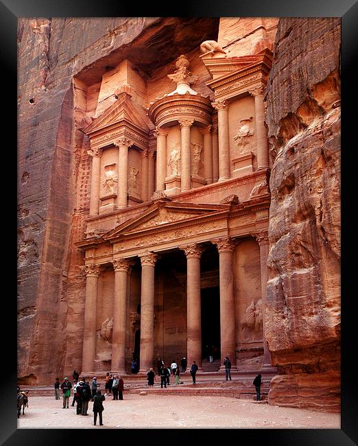 JST2026 The Treasury, Petra Framed Print by Jim Tampin