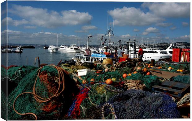 JST1995 Fishing nets and things Canvas Print by Jim Tampin