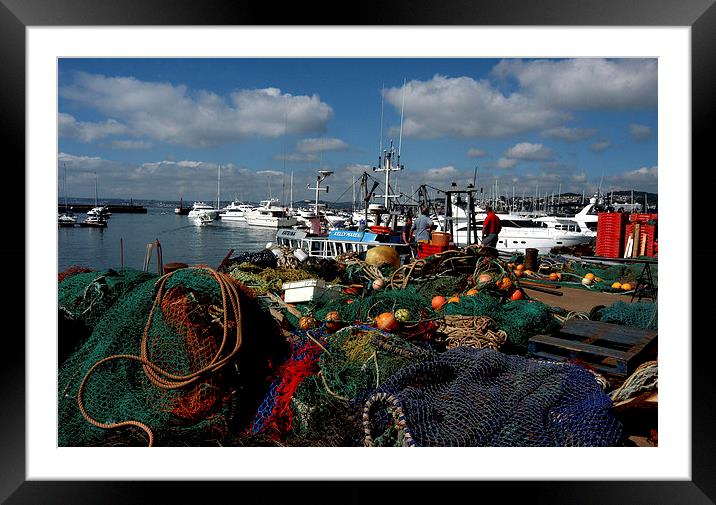 JST1995 Fishing nets and things Framed Mounted Print by Jim Tampin