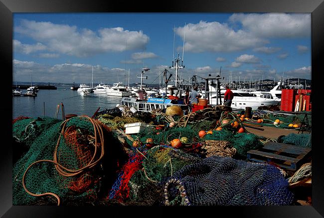 JST1995 Fishing nets and things Framed Print by Jim Tampin