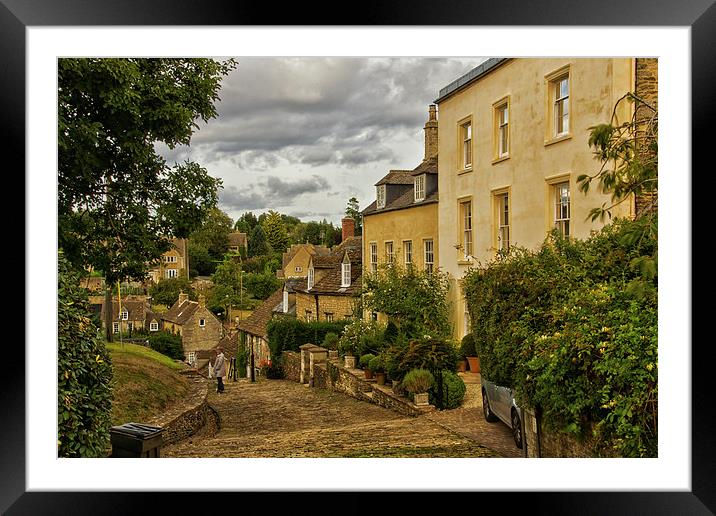 A Lane in Bath Framed Mounted Print by Ray Nelson
