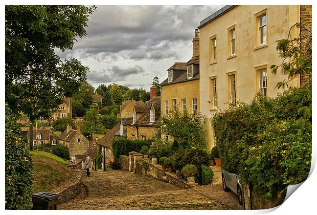 A Lane in Bath Print by Ray Nelson