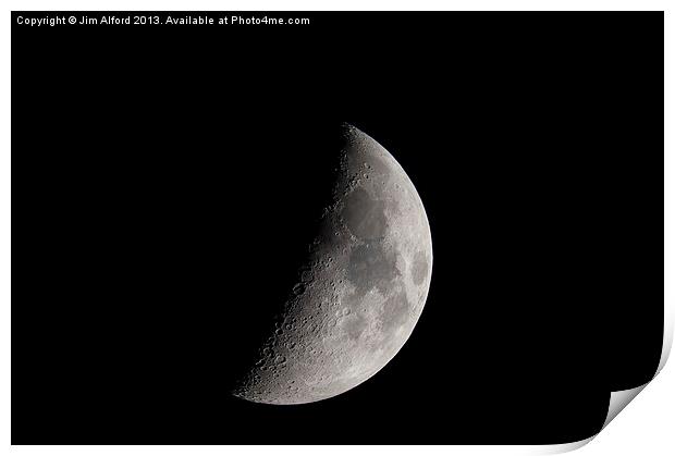 Crescent Moon Print by Jim Alford