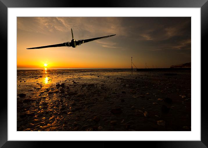 Vulcan Sunset Framed Mounted Print by Rob Hawkins