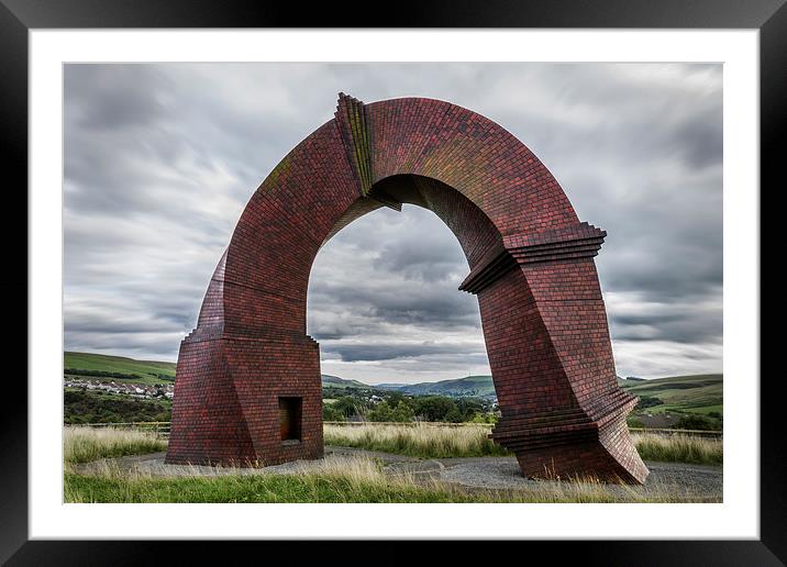 Twisted Chimney Framed Mounted Print by Purple OneTwoEight