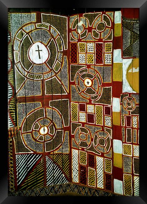 Tiwi Art Framed Print by Carole-Anne Fooks