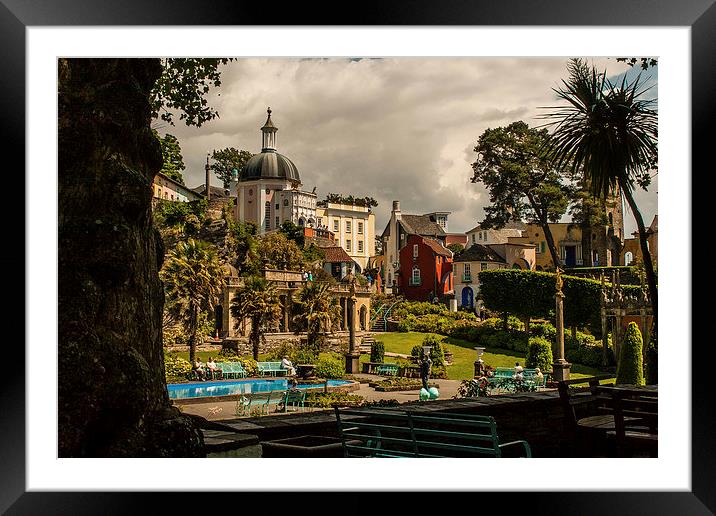 Portmeirion Village in North wales Framed Mounted Print by Peter McCormack