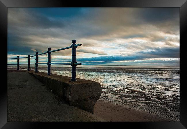 St Annes Beach From the Promenade Framed Print by Peter McCormack