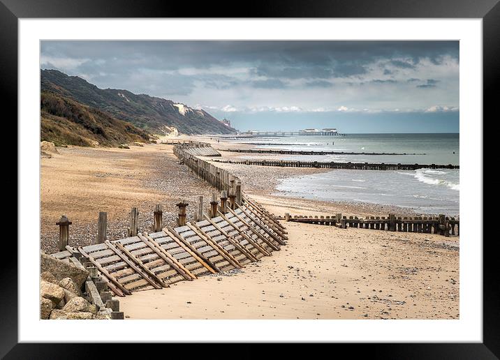 Overstrand Beach Framed Mounted Print by Stephen Mole
