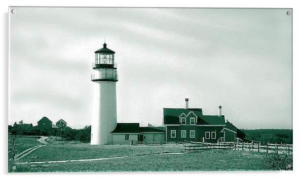 Duotone of Lighthouse Acrylic by james balzano, jr.