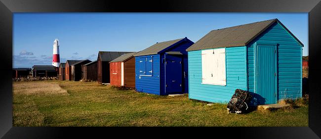 Home from Home at Portland Bill Framed Print by Chris Frost