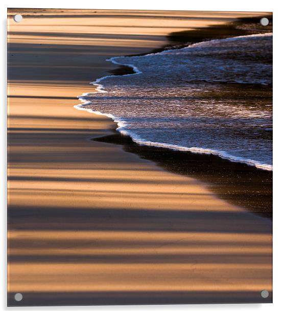 Beach Shadows Acrylic by Steven Ralser