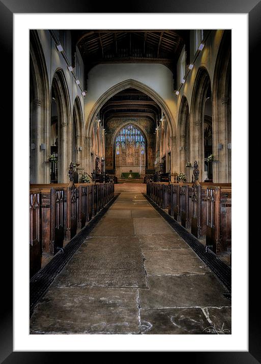ALL SAINTS CHURCH Framed Mounted Print by Rob Toombs