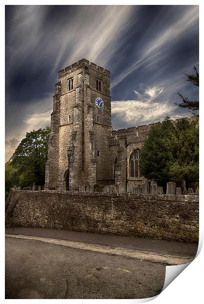 THE BELL TOWER Print by Rob Toombs