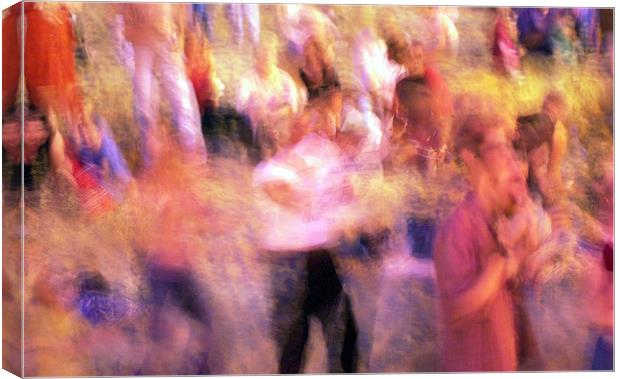 JST1582 Dancing on the beach Canvas Print by Jim Tampin