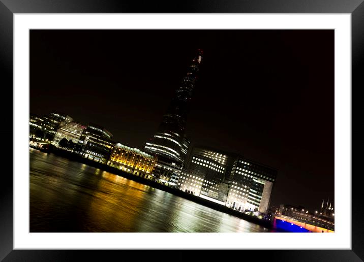 The Thames Downhill Framed Mounted Print by David Pyatt