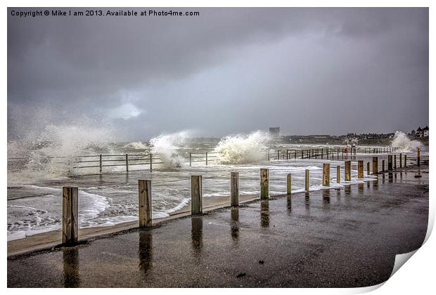 Stormy day Print by Thanet Photos