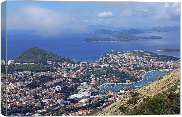 Dubrovnik and Outlying Islands Canvas Print by Tony Murtagh