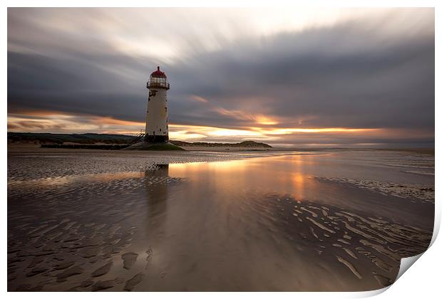 Talacre lighthouse Print by Paul Farrell Photography