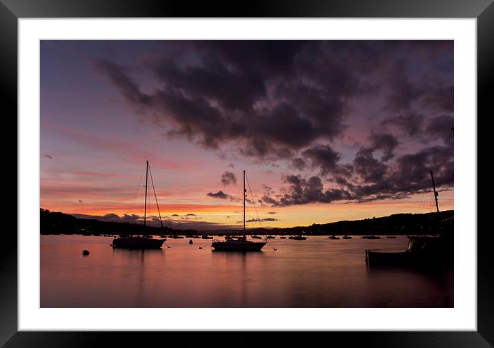 Sunset at Teignmouth Framed Mounted Print by Pete Hemington