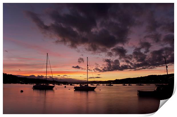 Sunset at Teignmouth Print by Pete Hemington