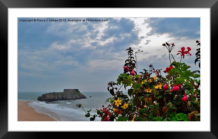 St Catherines Island, Tenby Framed Mounted Print by Paula J James