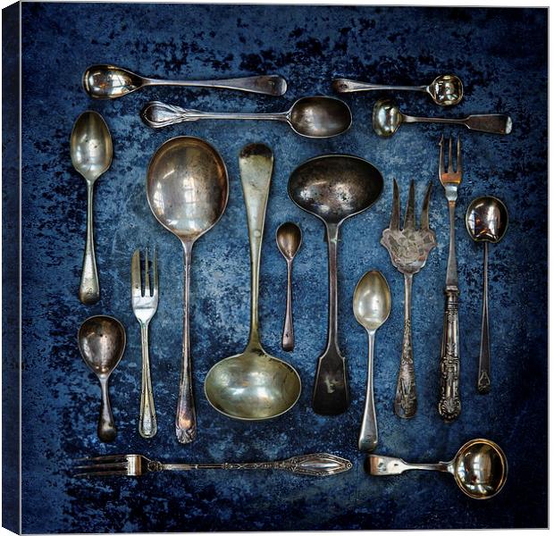 Spoons & Forks Canvas Print by James Rowland