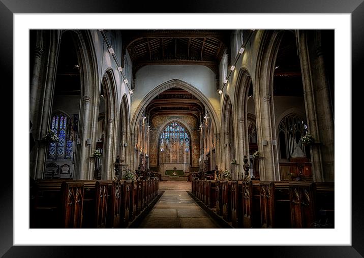 A HOLY VIEW Framed Mounted Print by Rob Toombs