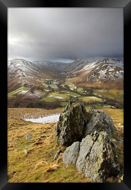 The Glaciated Valley Of Boredale Framed Print by Steve Glover