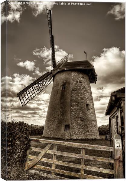 Bembridge Windmill Canvas Print by Wight Landscapes