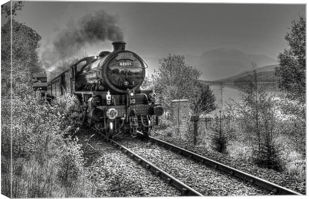 The Jackobite steamtrain ! Canvas Print by Peter Mclardy