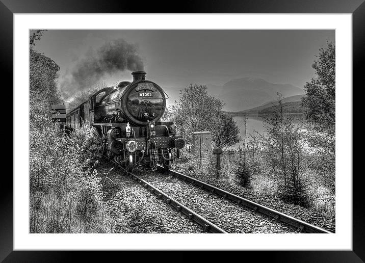 The Jackobite steamtrain ! Framed Mounted Print by Peter Mclardy