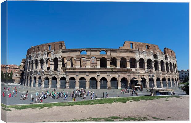 The Roman Colosseum Canvas Print by Kevin Tate