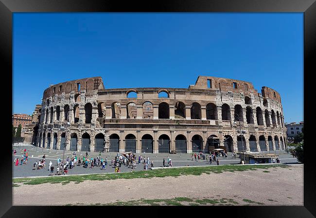 The Roman Colosseum Framed Print by Kevin Tate