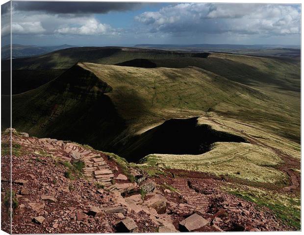 Brecon Beacons Canvas Print by Kevin OBrian