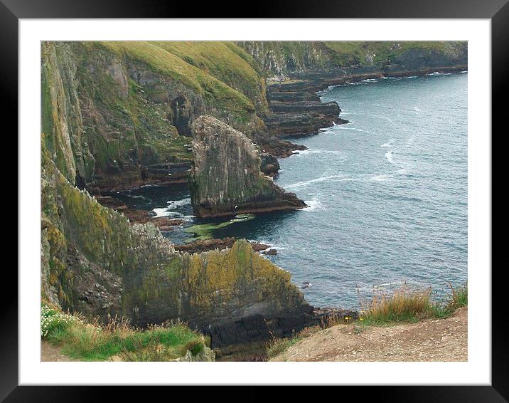 The Old Head of Kinsale Framed Mounted Print by Kelly Cronin