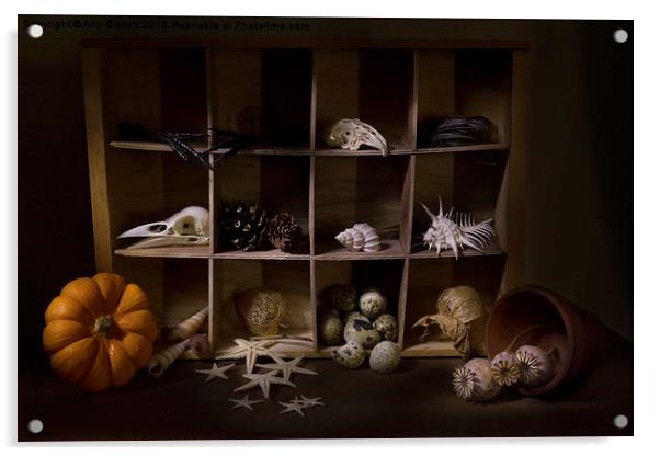 Halloween Collection Acrylic by Ann Garrett
