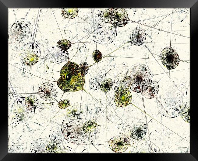 Neural Network Framed Print by Anastasiya Malakhova