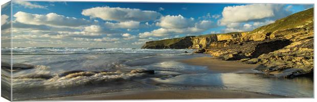 Tintagel view Canvas Print by David Wilkins