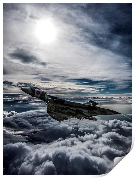 Vulcan Bomber Print by P H