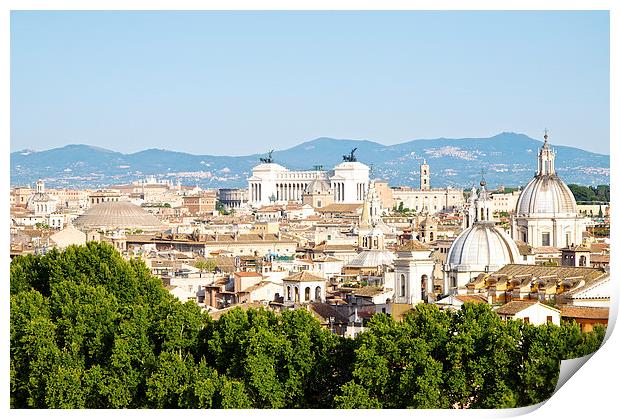 Roman Vista Print by Robert Geldard